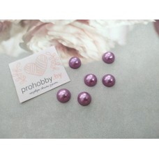 Полужемчуг 10 мм, цвет сиреневый темный №93, 5 г